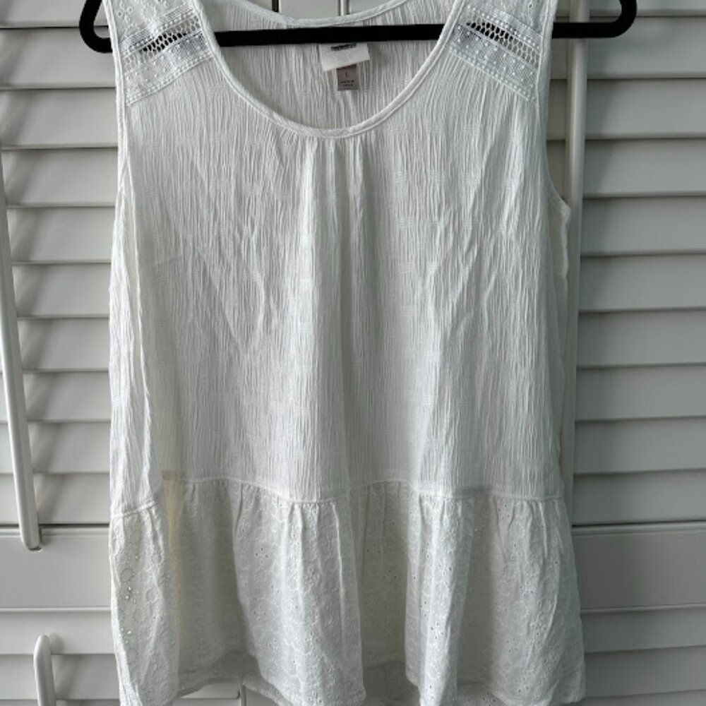 Pretty white summer top